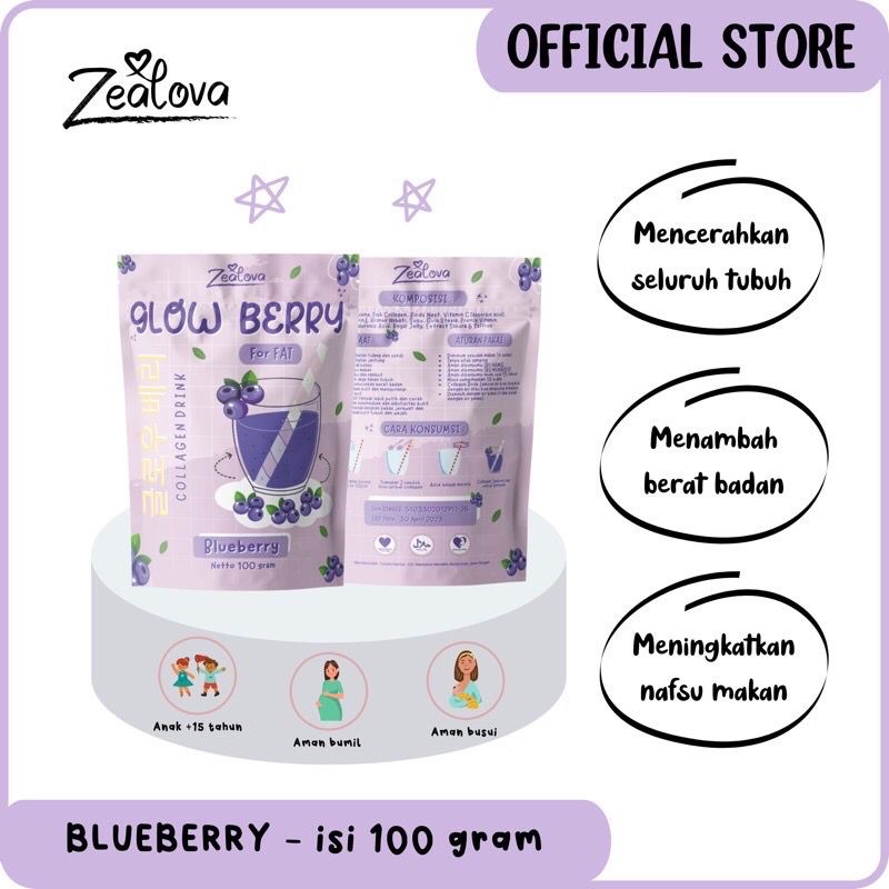 [RESELLER PEKANBARU] Glow Berry Collagen Drink By Zealova