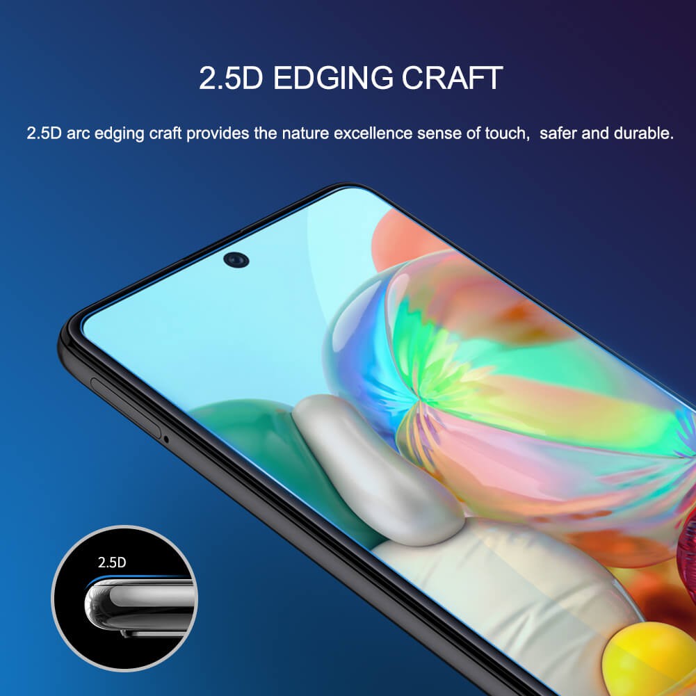 AUTHENTIC Tempered glass Samsung A71 2020 Thickness 0.2mm H+P