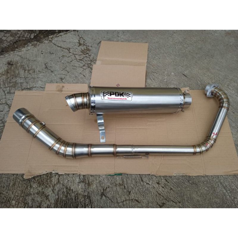 knalpot racing pdk satria Fu full stainless anti kropos