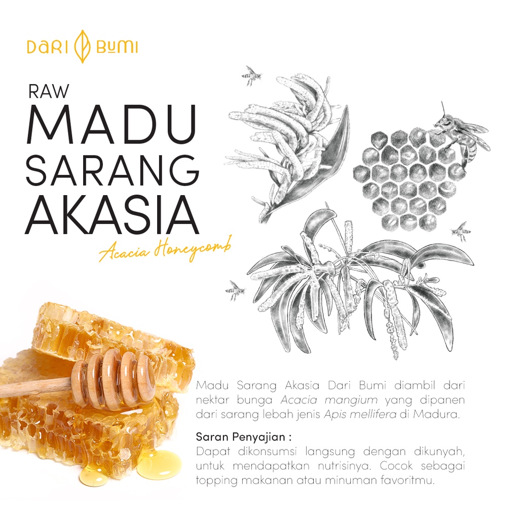 Madu Sarang Akasia Dari Bumi 250 gr