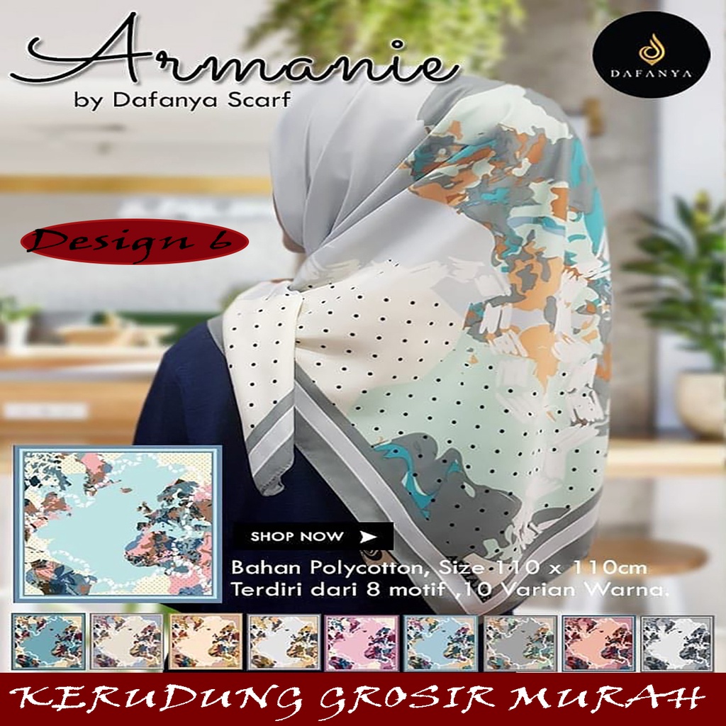 armanie dafanya segiempat satin jilbab armanie jilbab dafanya series