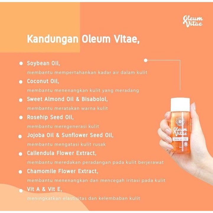 OLEUM VITAE SKINCARE OIL 80 ML/ANTI STRETCHMARK/SELULIT/ANTI AGING