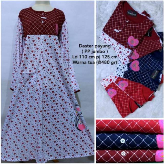 DASTER PAYUNG Pp Dan Cp JUMBO Motif lovely
