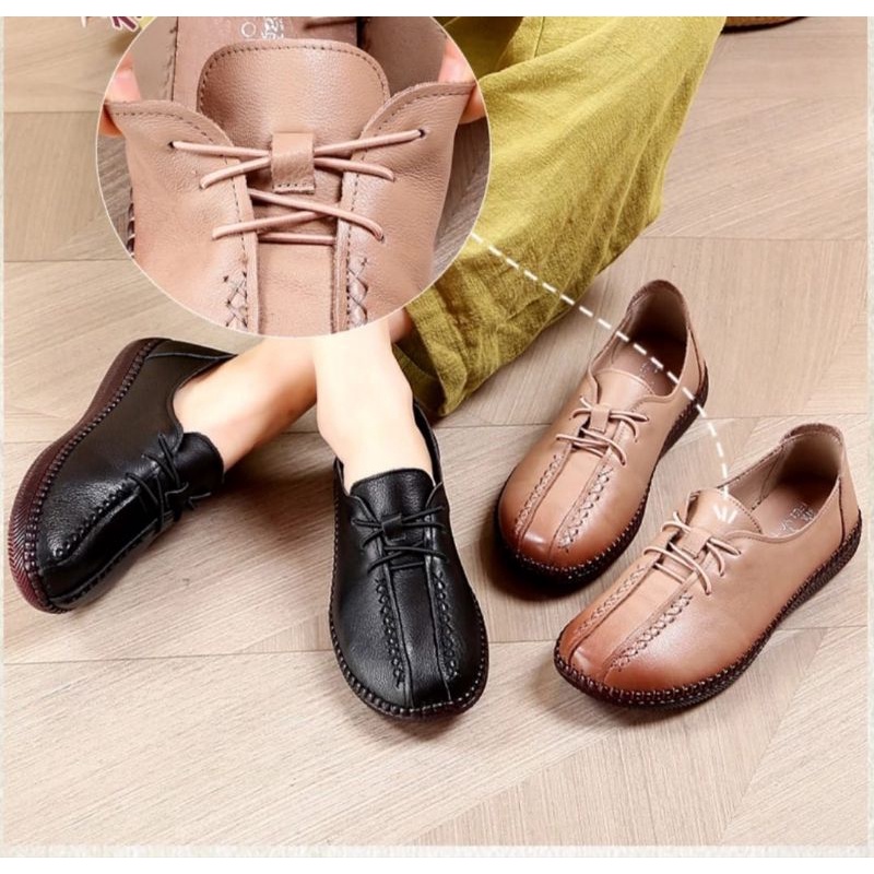 Clarks Sepatu Kulit Wanita Omugi 1 *BEST SELLER* 100% Kulit Asli / Sneakers Kulit Wanita / Sepatu Ke
