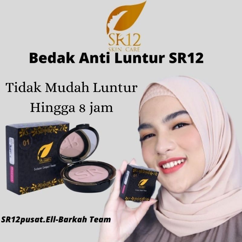 Bedak anti luntur/Bedak SR12 Original anti luntur