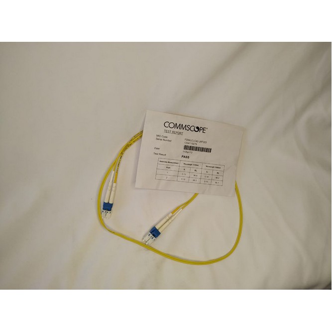 Patchcord LC-LC Duplex SC UPC Single Mode AMP COMMSCOPE 3 meter 3 Feet