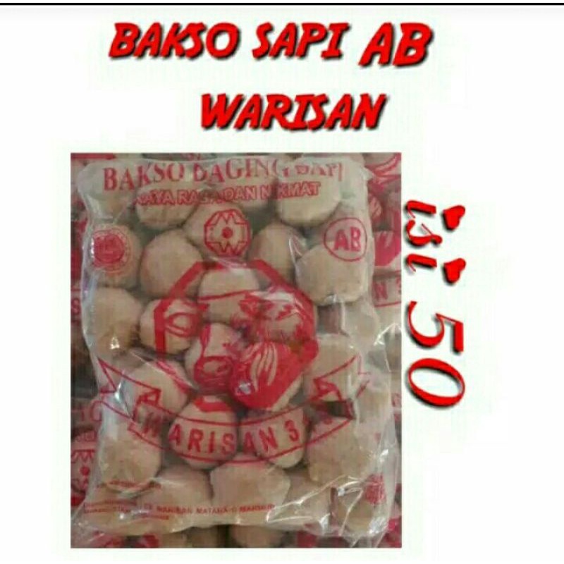 

bakso warisan isi 50 AB