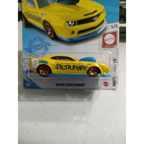 

Hotwheels 10 Pro Stock Camaro Pictionary Yellow Hotwheel Hot wheels HW