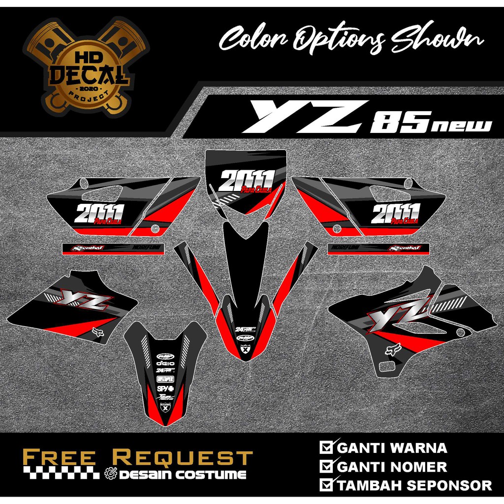 Decal Stiker  Yz 85 NEW/YZ Lama