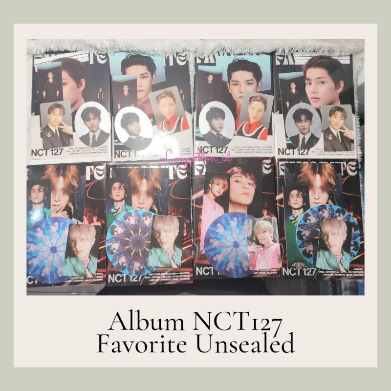 READY STOCK ALBUM FAVORITE NCT 127 UNSEALED CLASSIC CHATARSIS PC POSTCARD BOOKMARK PENDANT CARD JUNG
