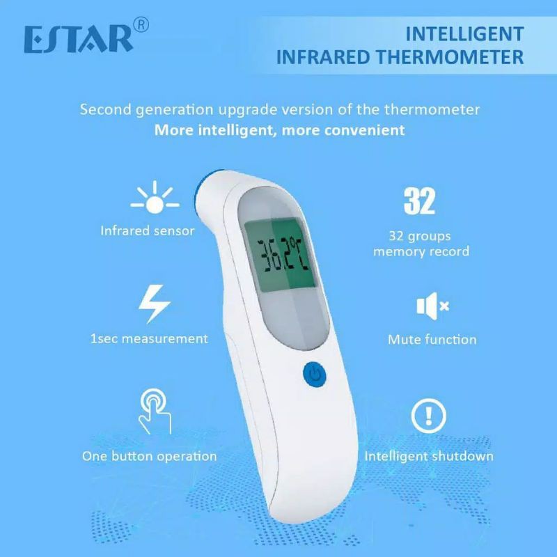 Thermometer Infrared Estar / Termometer Bayi