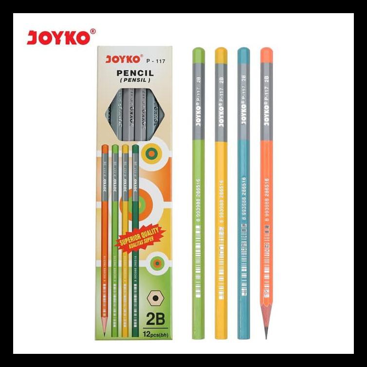 

Pencil / Pensil Joyko P-117 / 2B / 1 Box 12 Pcs Stok Terbatas