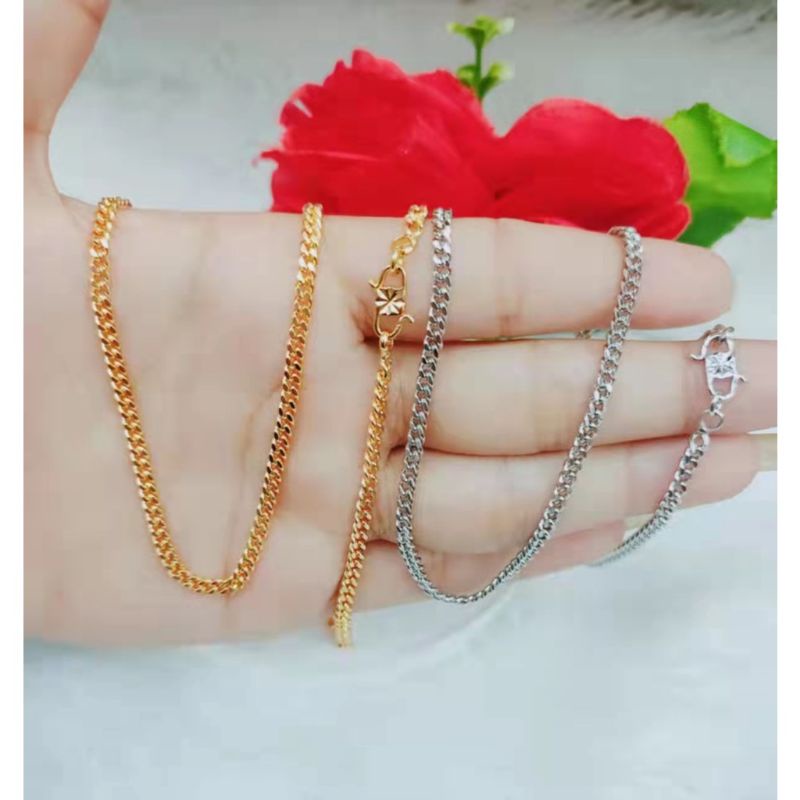 Xuping kalung rantai (lebar 4.3/3.7/3.0 mm)