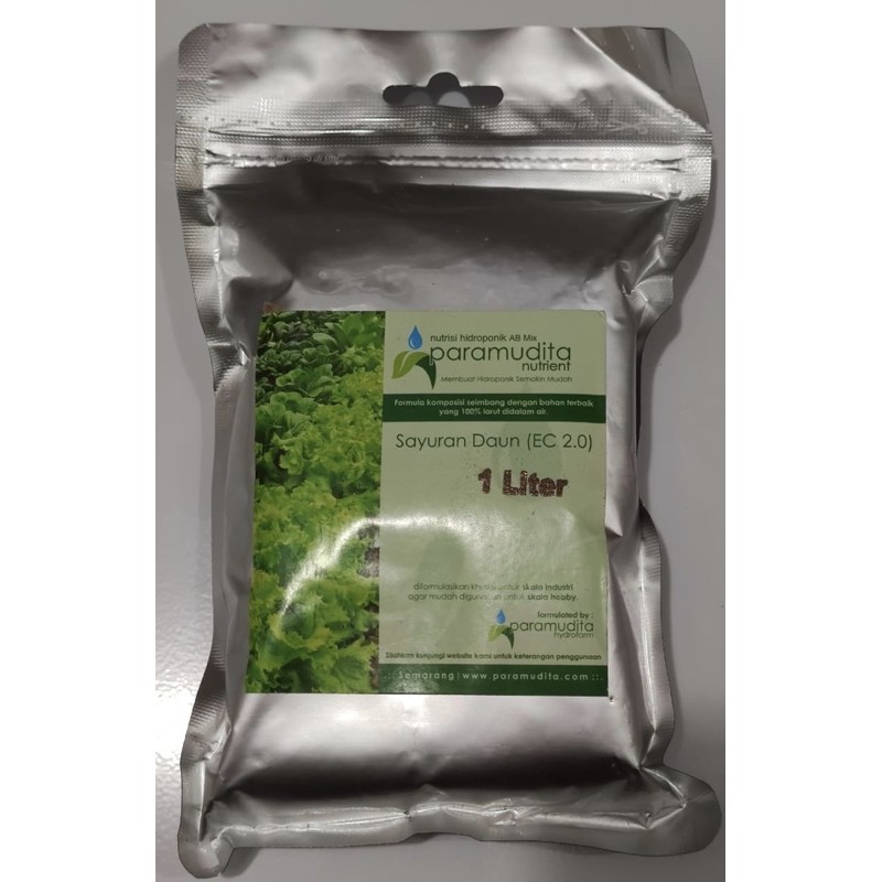 Nutrisi Hidroponik AB Mix Paramudita - 1 Liter