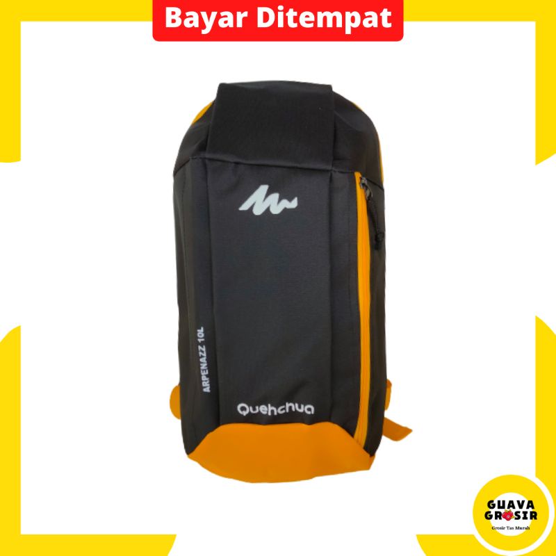 Tas sepatu bola Tas Ransel Olahraga Pira Wanita Tas Ransel Mini Wanita Tas sepatu futsal QC-hitam Kuning qc