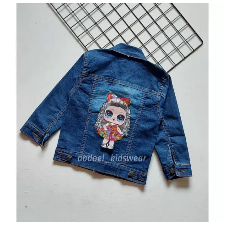 JAKET JEANS LED (NYALA) JAKET JEANS ANAK