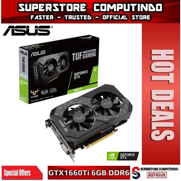 VGA ASUS TUF Gaming GeForce GTX 1660 Ti EVO 6GB DDR6