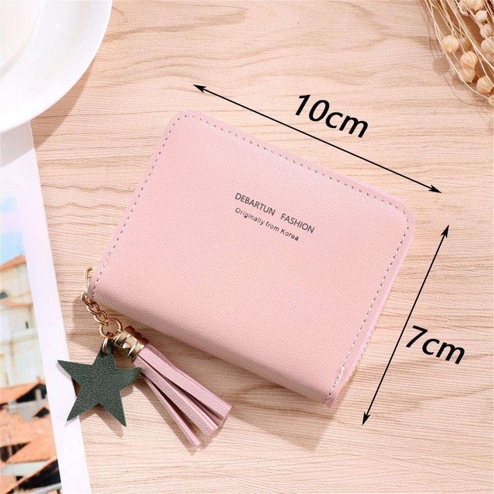 ( GS ) DOMPET LIPAT MINI PEREMPUAN / DOMPET MINI STAR CHAIN