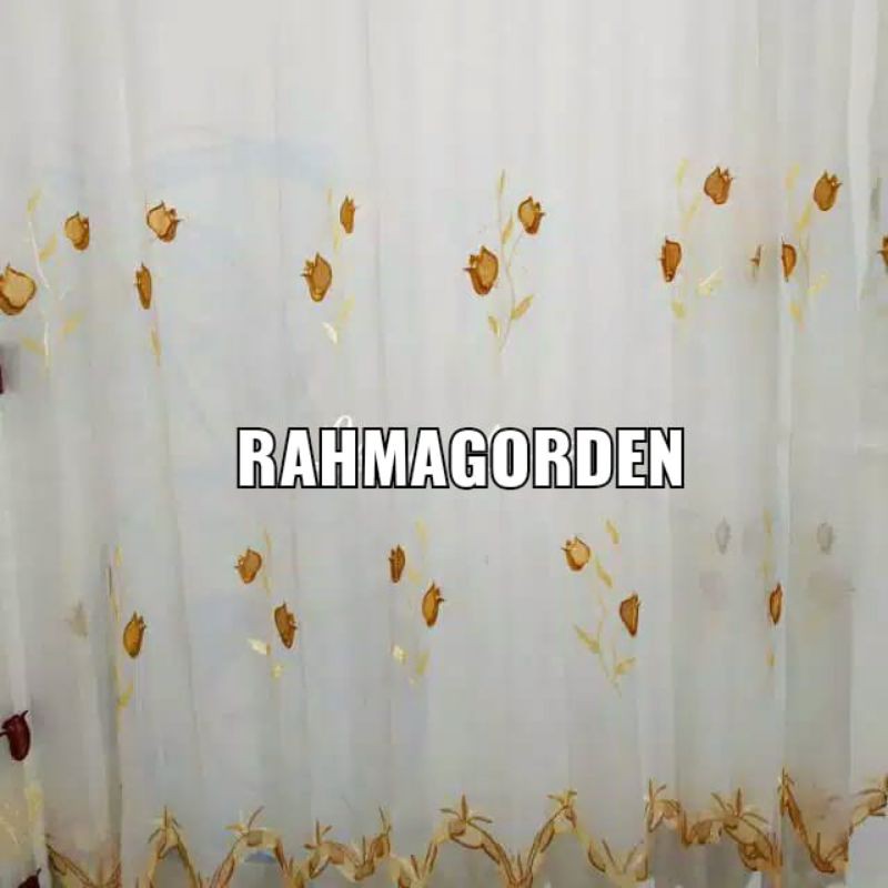 Vitrase Gorden / Vitrase Gorden Putih Polos / Vitrase Gorden Motif