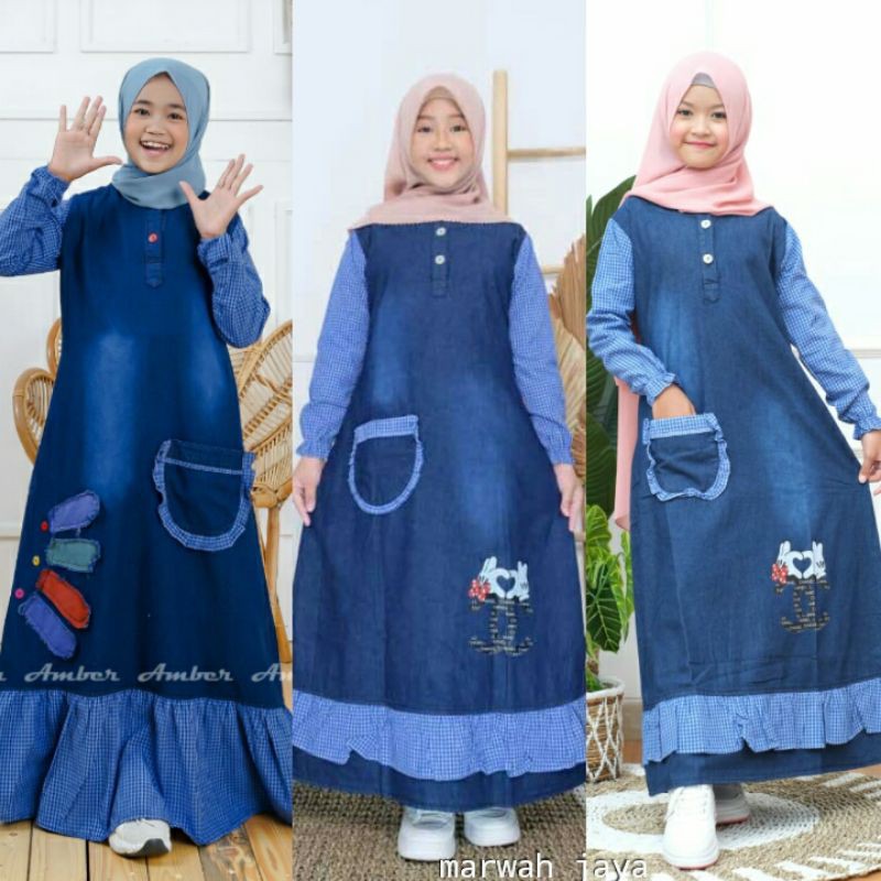 GAMIS ANAK HIGH QUALITY UMUR 8-10 Th TERGANTUNG POSTUR