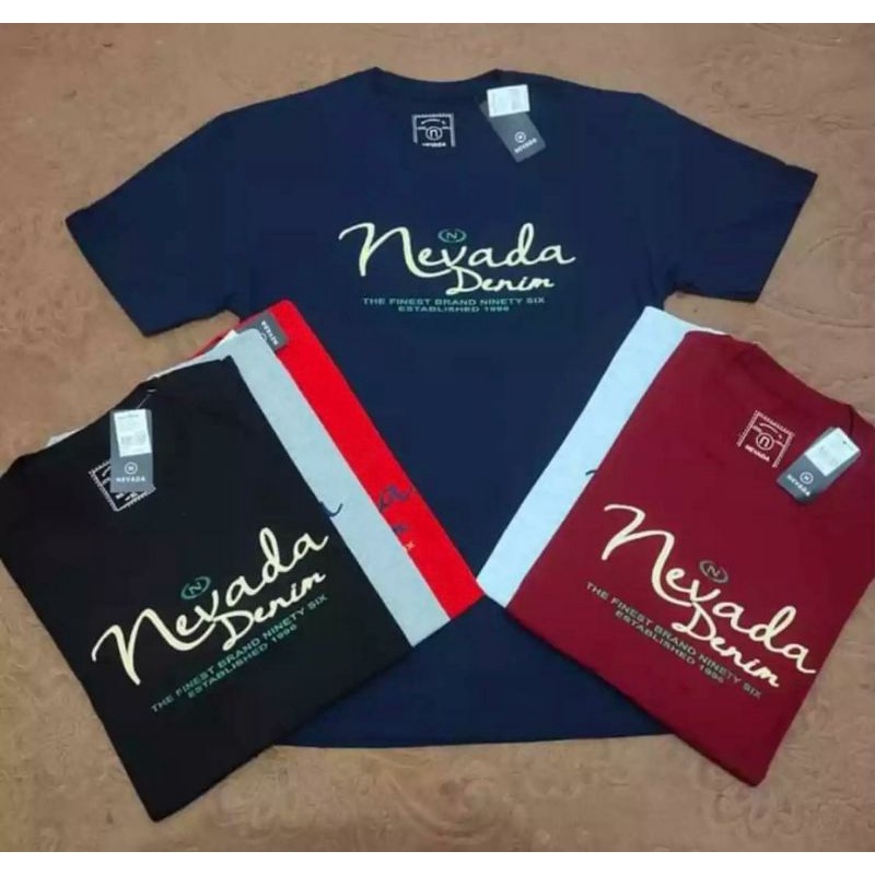 Baju kaos pria 3pcs 100 ribu | Kaos nevada distro pria | kaos branded hantag matahari | Kaos pria wa