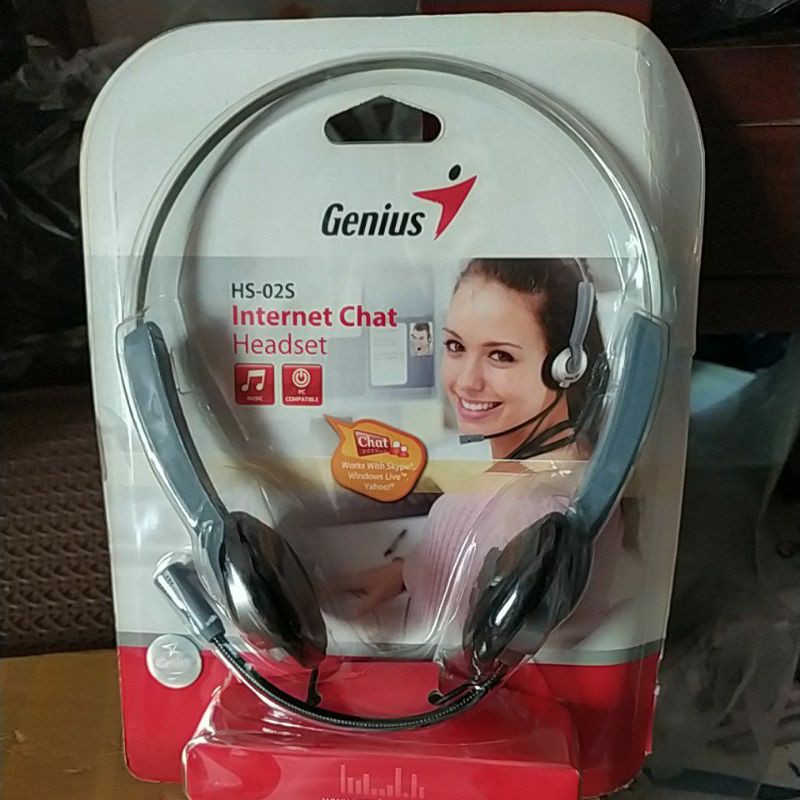 Genius HS-02S hs 02s headset headphone earphone [SALE]