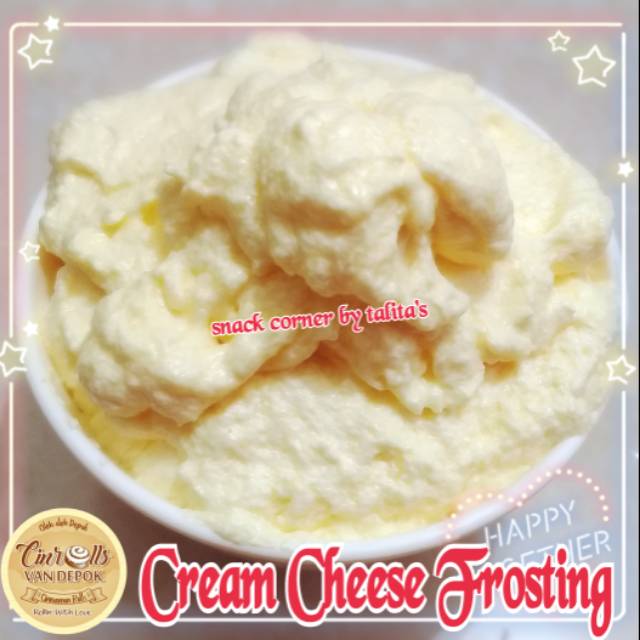 

Cream Cheese Frosting ekstra Topping Cinnamon Rolls