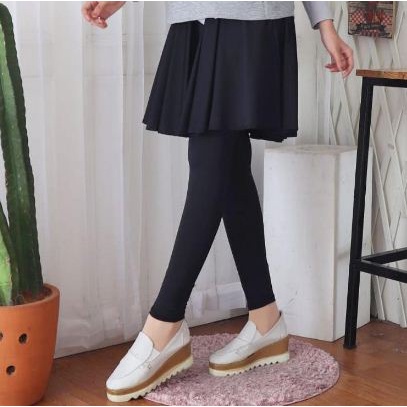 Legging Leging Lejing Rok Selutut Bawahan Sport Sporty Olaharaga Wanita Cewek Perempuan Muslim Musli