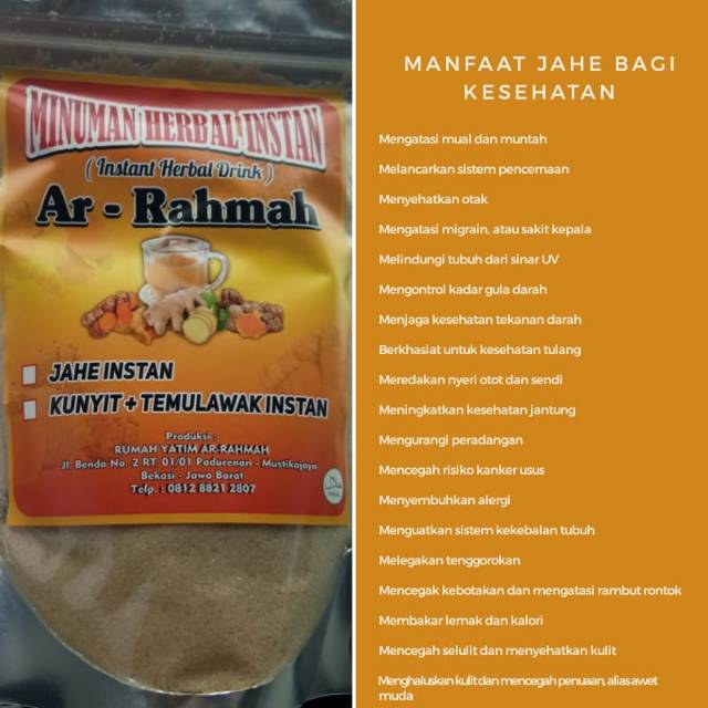 

jahe instan tinggal seduh