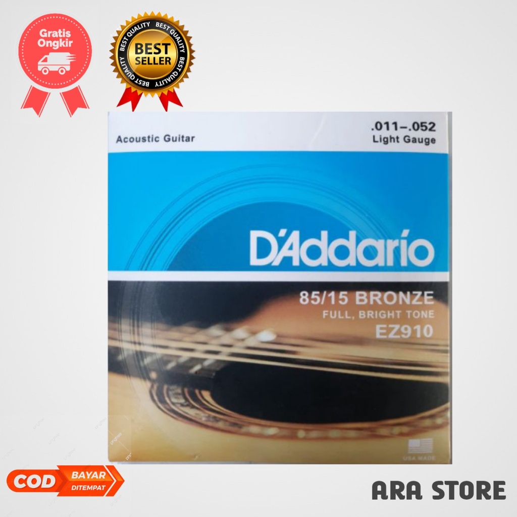Senar Gitar Akustik D'addario 0.11
