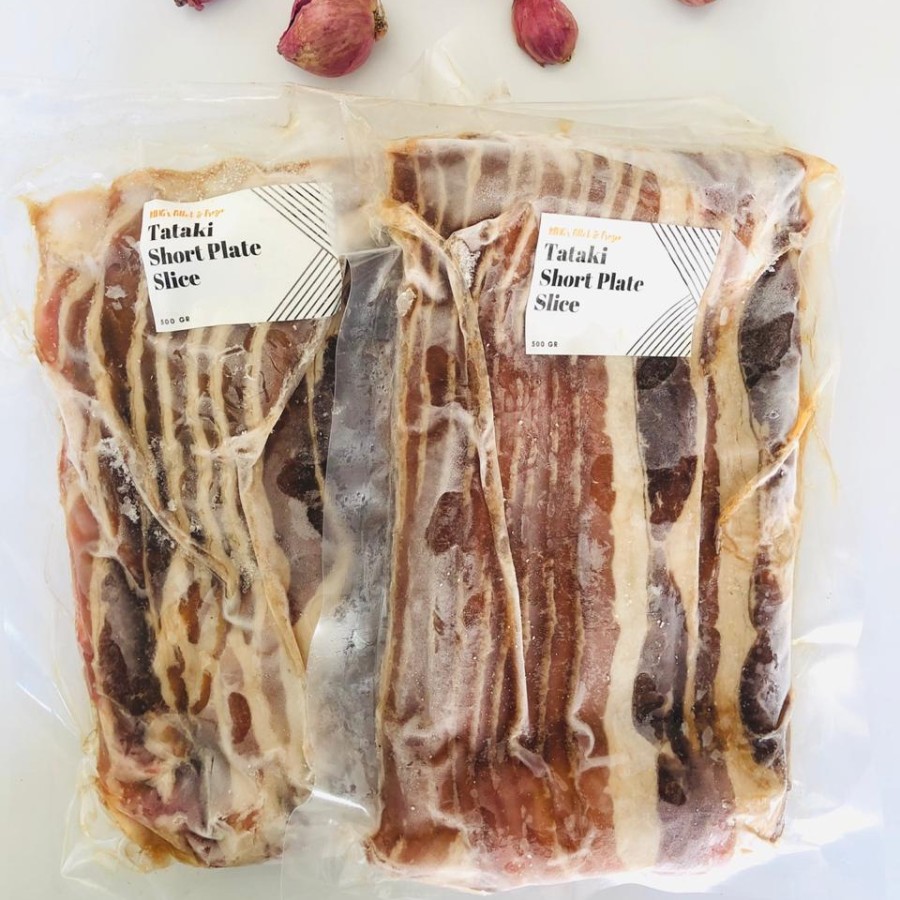 

Daging Sapi Slice Berbumbu Rasa Asin. Us beef Tataki 500 gram