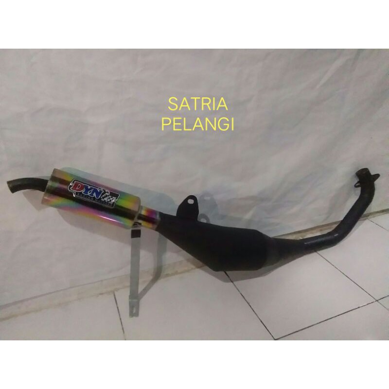 Knalpot  racing FIZ R full croom  RC100 tornado zigma alfa satria 2tak-Satria pelangi