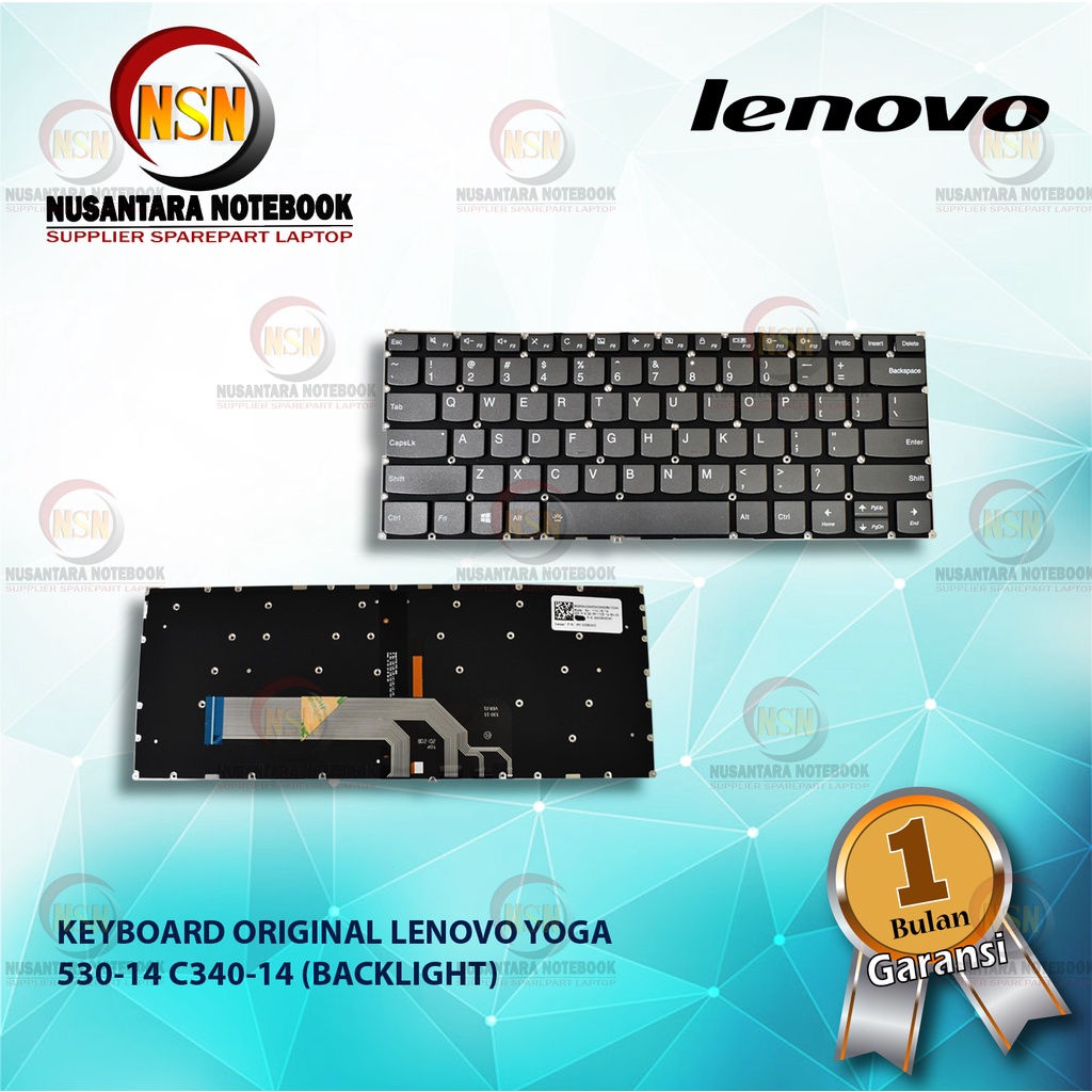 Keyboard Laptop Lenovo YOGA 530-14 C340-14 (Backlight)