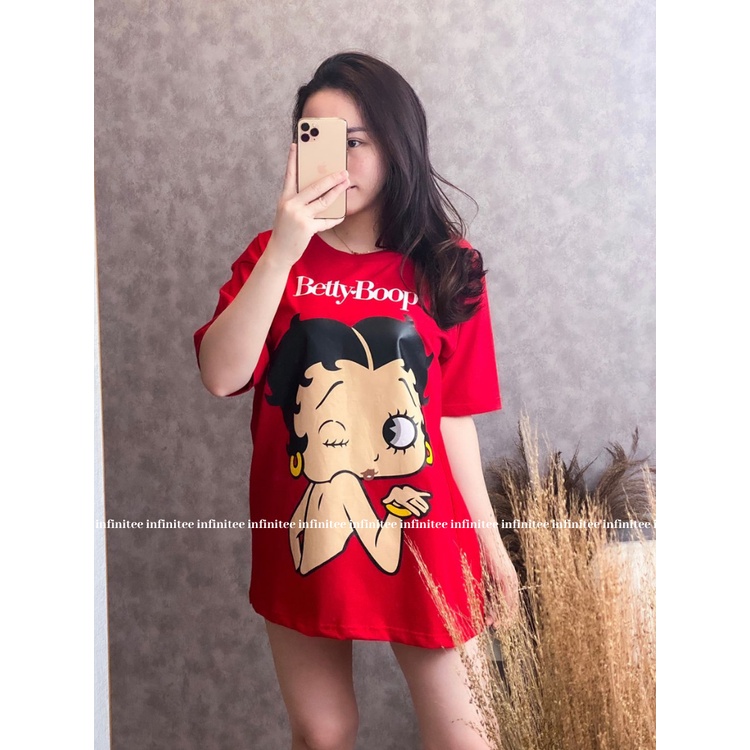 Kaos Oversize Wanita Atasan Wanita Jumbo Bahan Cotton Combed 30s