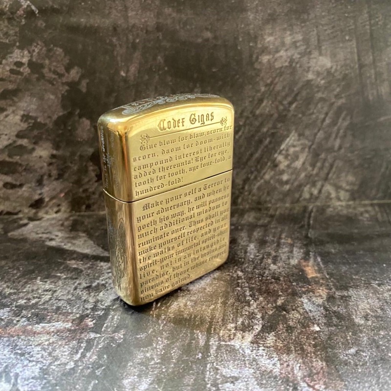 COD- Korek Api Zippo BEAST premium Gold / Korek Api Unik / Korek Zippo Rolisstore