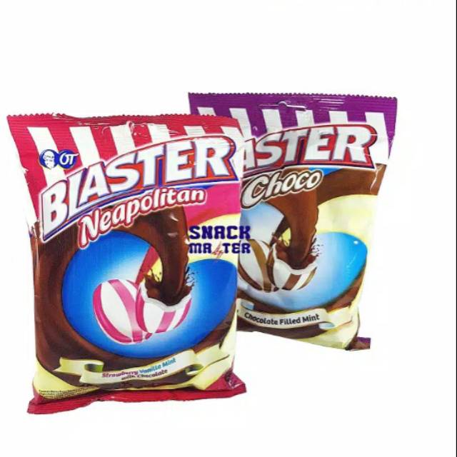 

Blaster permen mint coklat isi 50(2,5g)