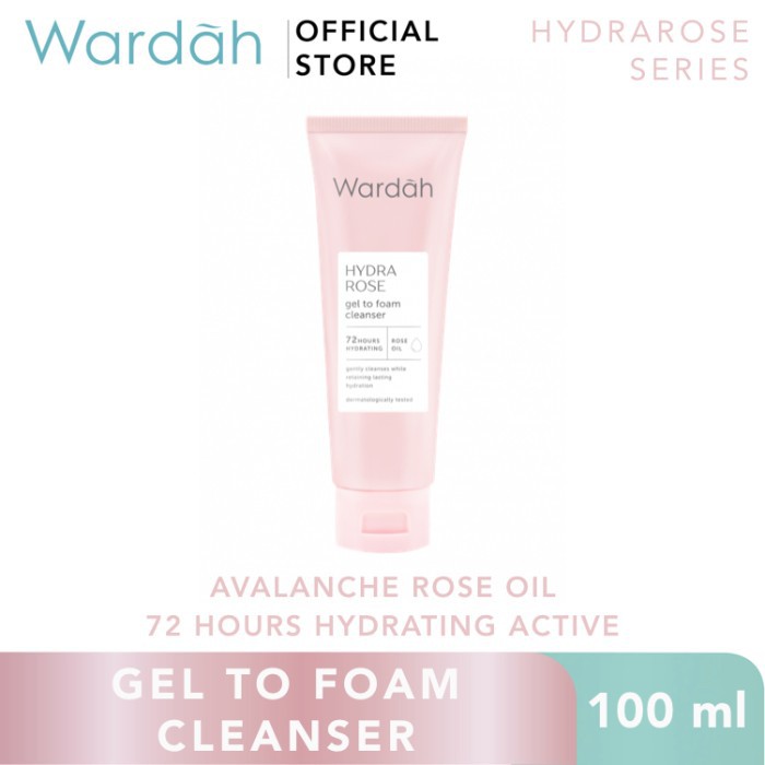 Wardah Hydro Gel Cleanser Foam 100ML ORIGINAL-BPOM