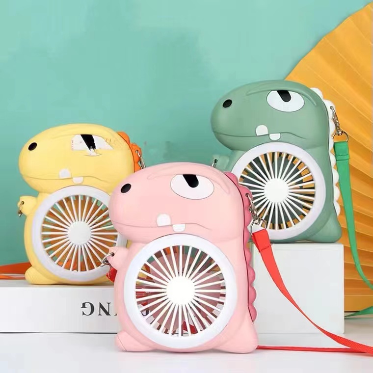 Kipas Angin Anak Portable Motif DINO Uk Besar