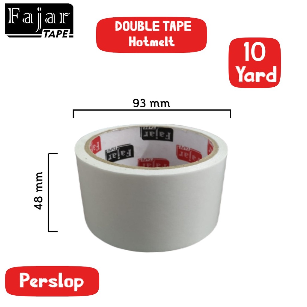 

Double Tape Hotmelt / 48mm x 10 Yard (Full Meter)