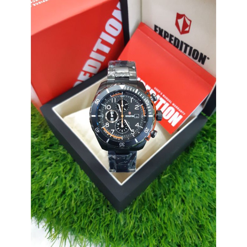 Jam tangan expedition E6795M BLACK ORANGE