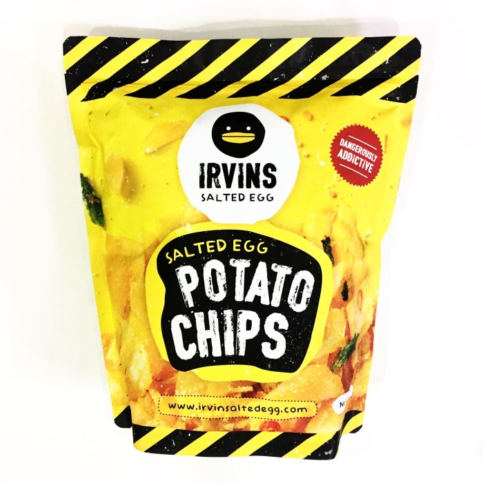 

Irvins Salted Egg Potato Chips (S)(Ready Stock)