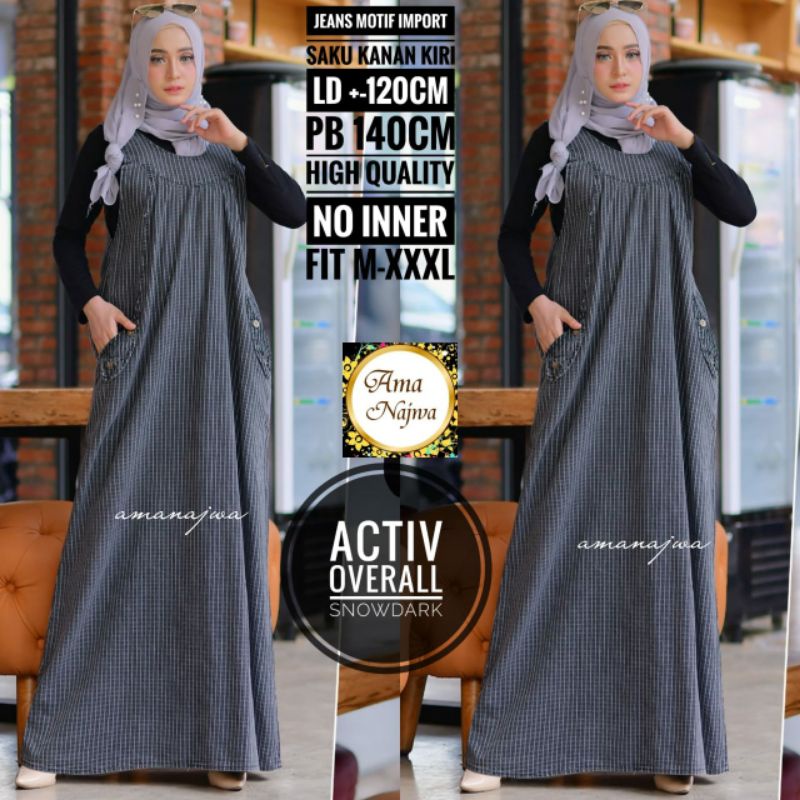 ama najwa Activ overall dress