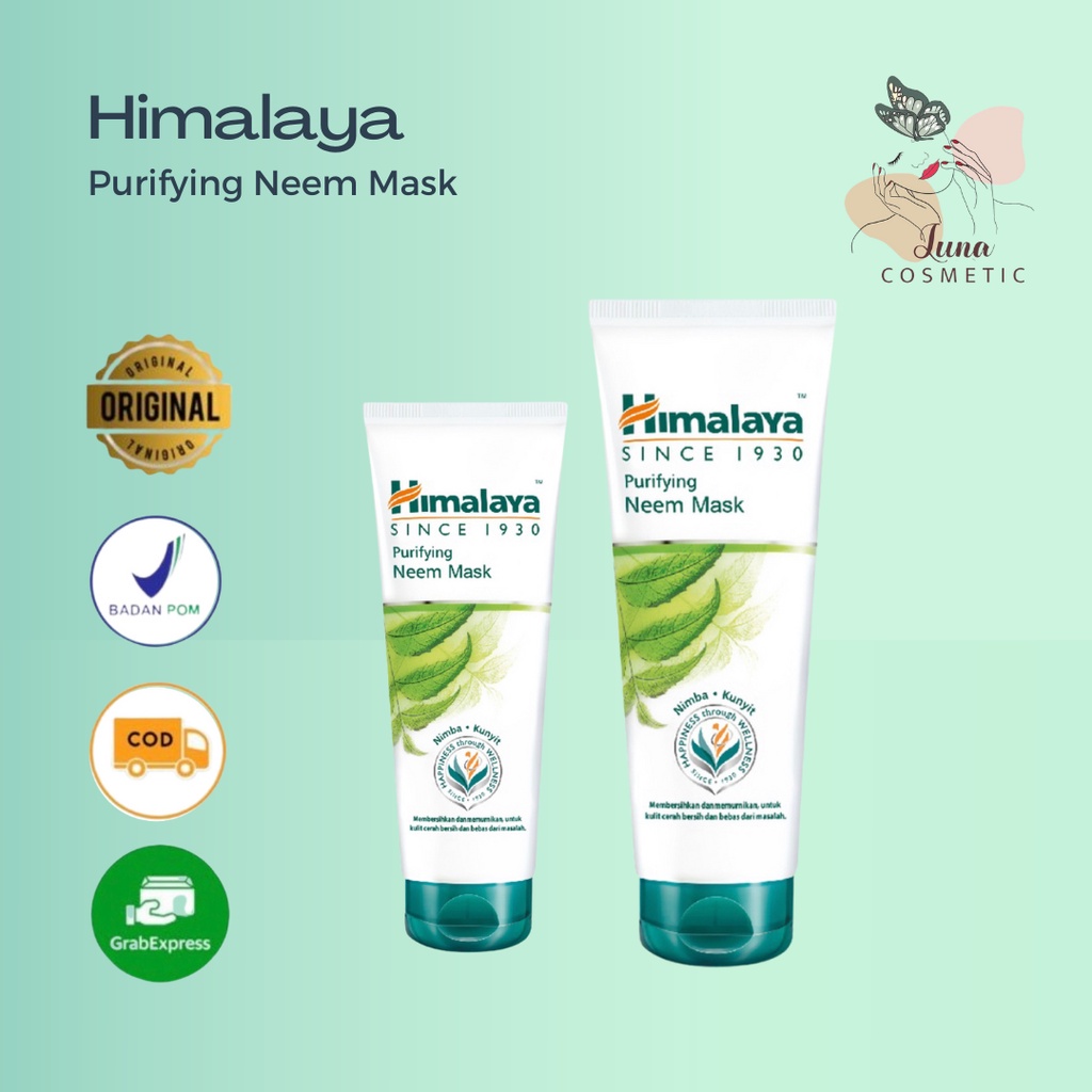 Himalaya Purifying Neem Mask | Masker Wajah | 50mL | 100mL