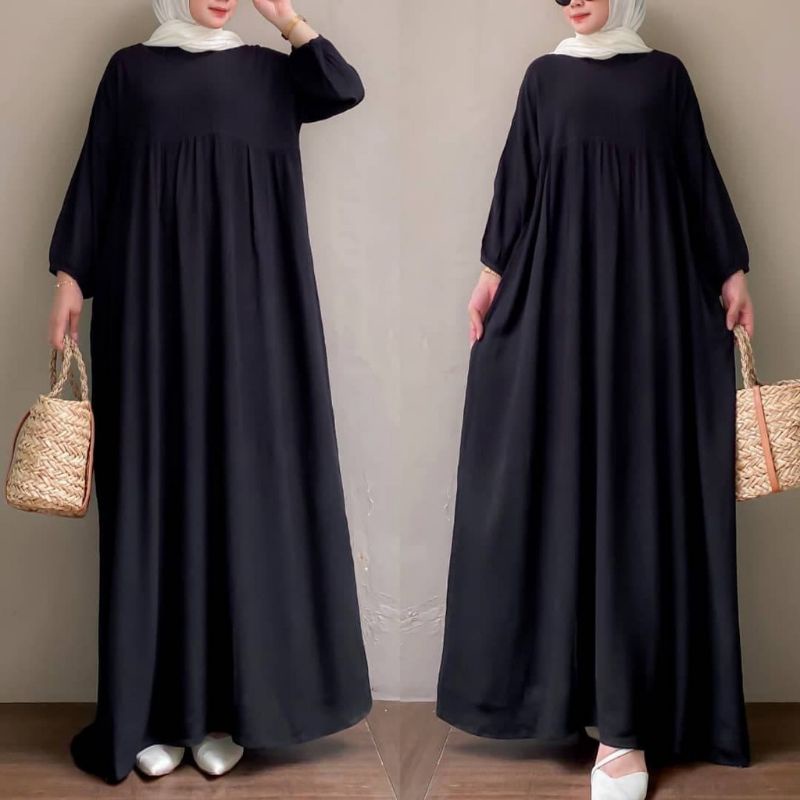 GAMIS REMAJA PEREMPUAN CRINKEL AIRFLOW/ABILLDRESS LEBARAN/FASHION WANITA