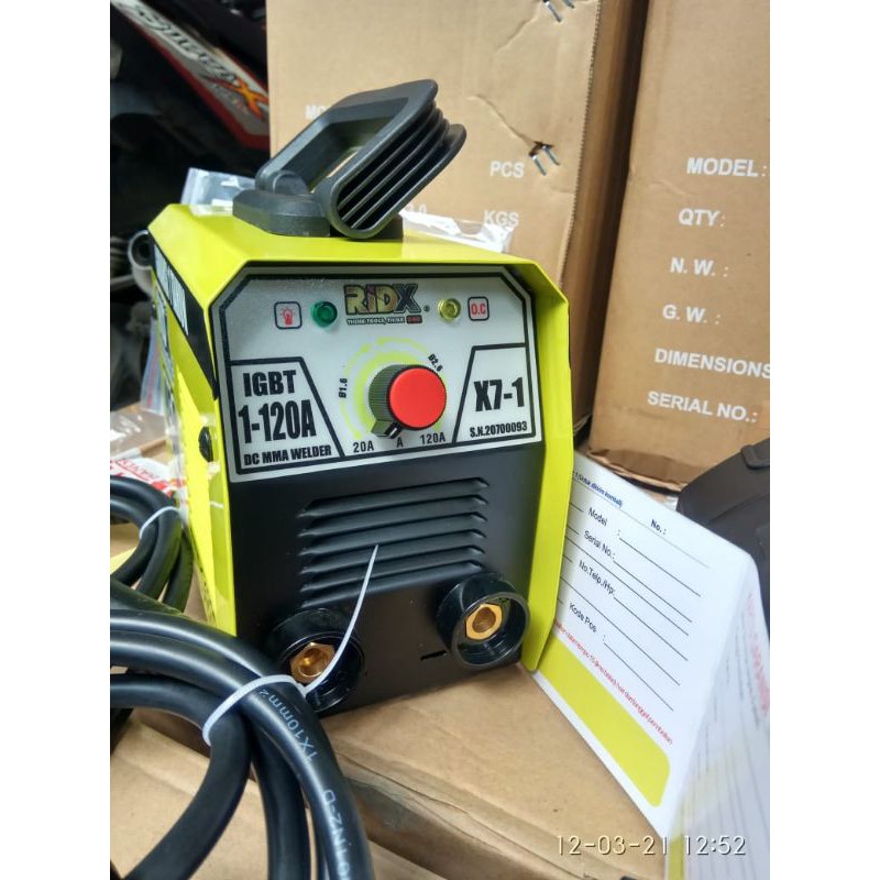 RIDX Mesin Las 450watt 120A baru bergaransi 1th