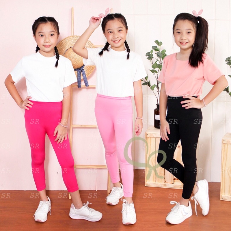 Legging Anak Perempuan Import Katun Premium Halus Lembut Nyaman