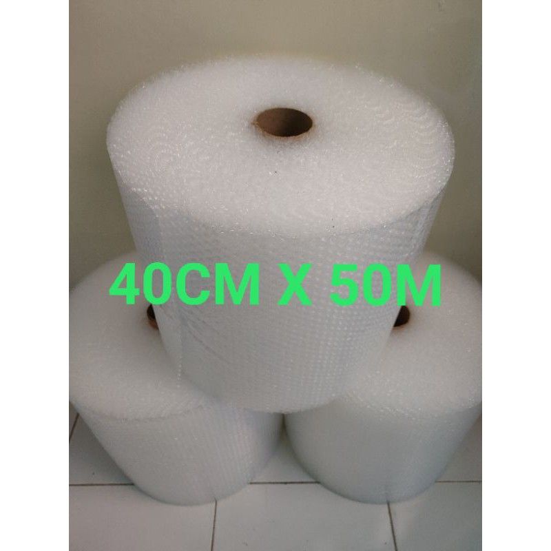 

BUBBLE WRAP PLASTIK GELEMBUNG MURAH UK 40CM x 50M PLASTIK PACKING