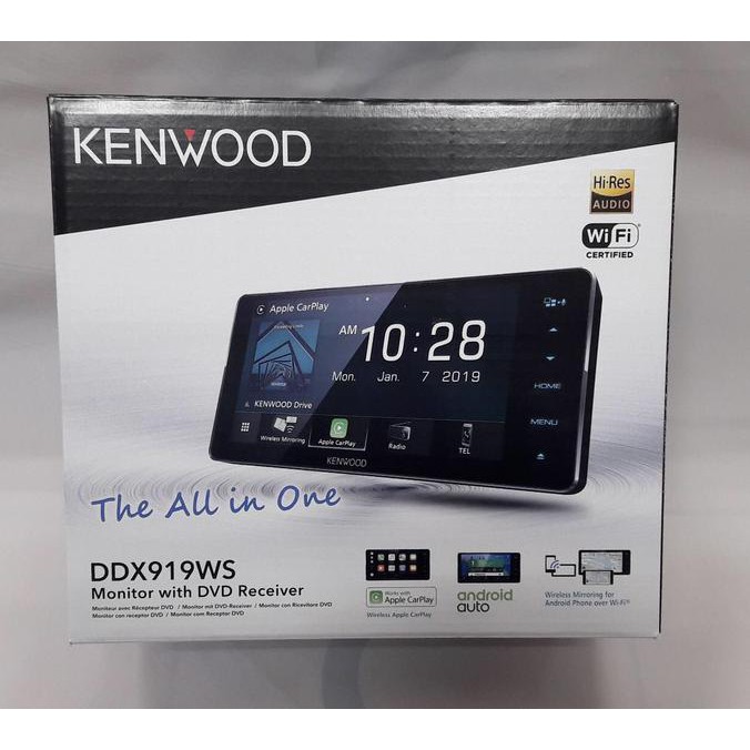 READY Doubledin headunit KENWOOD DDX919WS 7” DVD ANDROID khusus Toyota