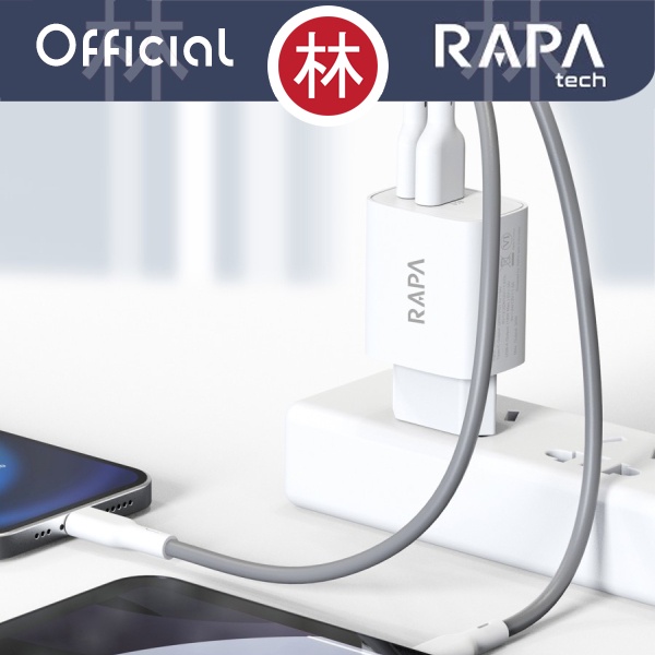 RAPAtech CH1020 - POWER I - QC + PD20W Charger 20W QC3.0 2 Port