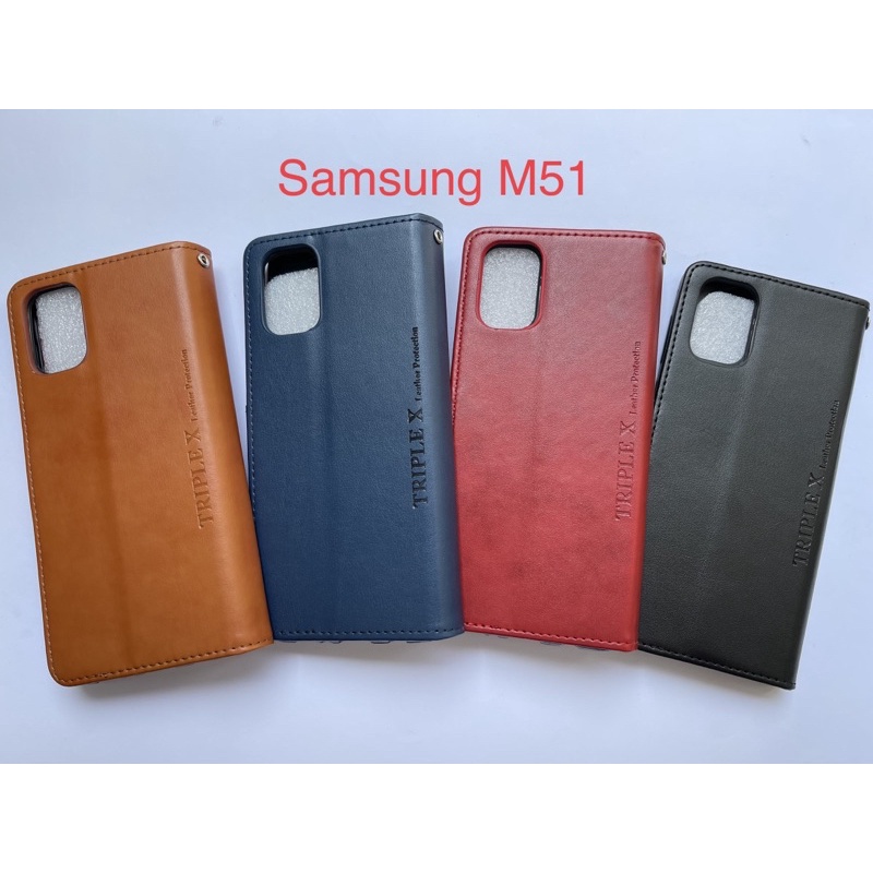 Leather Wallet flip New Samsung M51